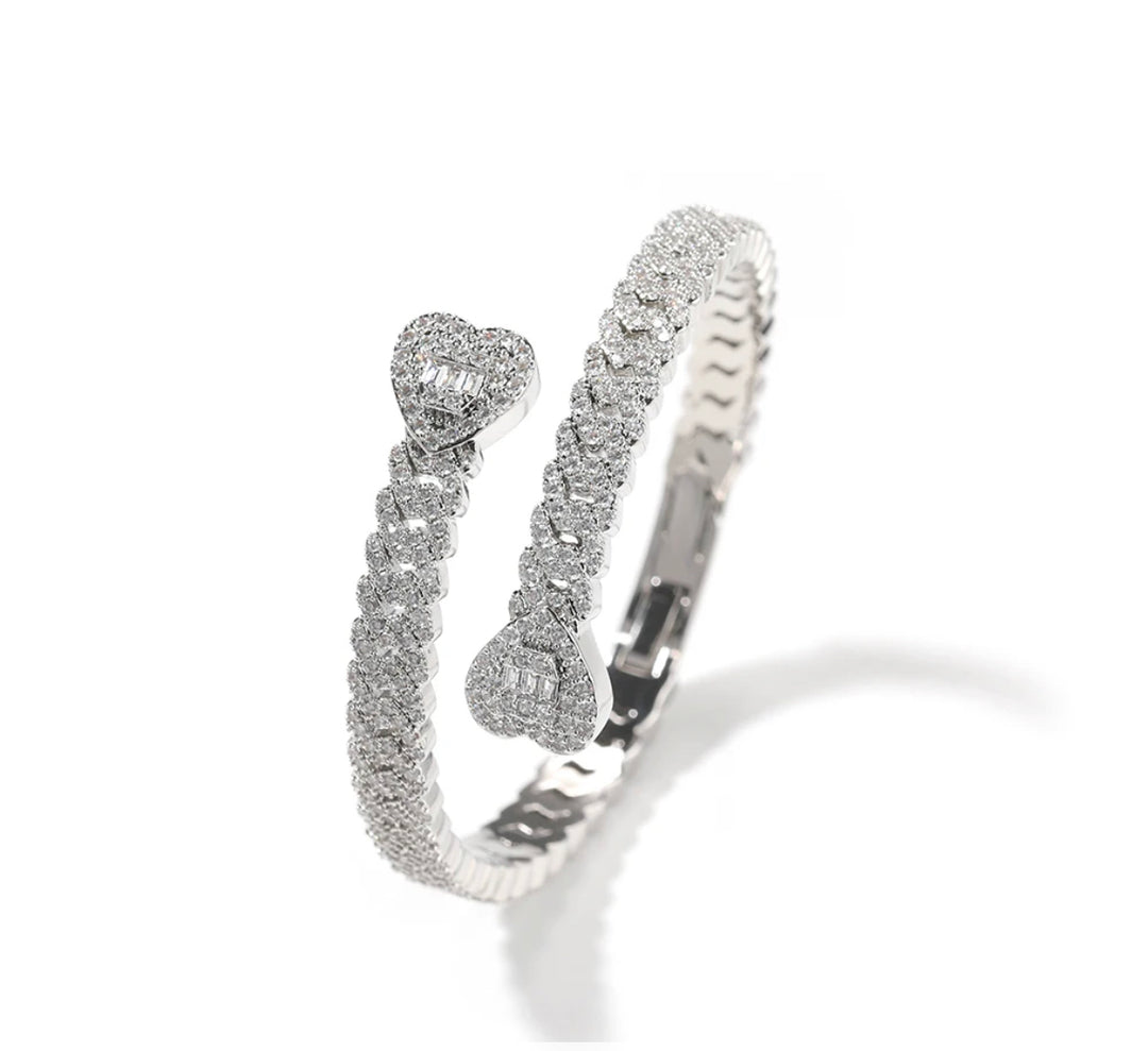 Cuban Heart Bangle