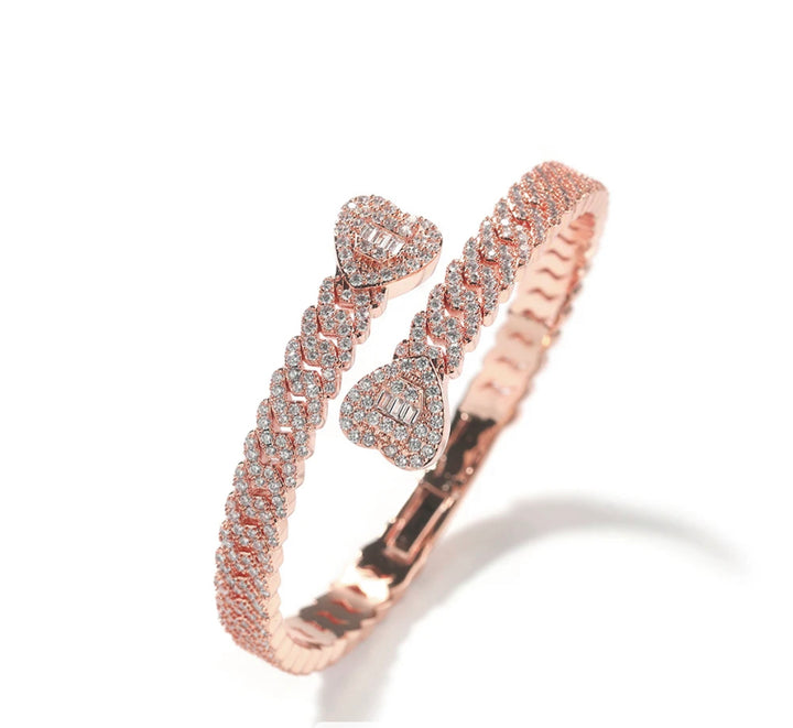 Cuban Heart Bangle