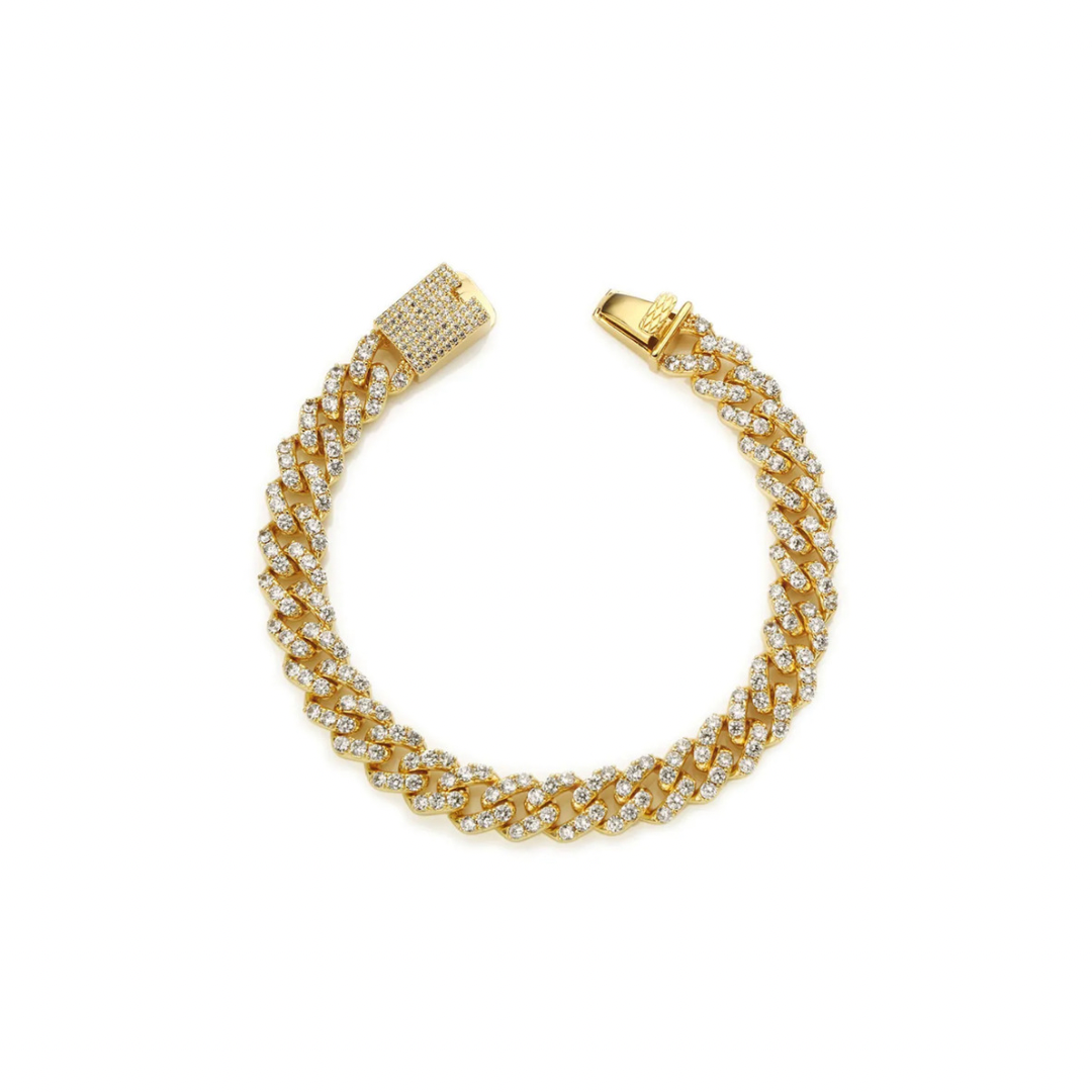 So Icy Cuban Bracelet - Gold