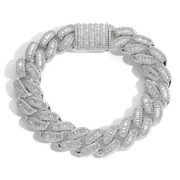 Big Boy Baguette Bracelet - Silver/Gold