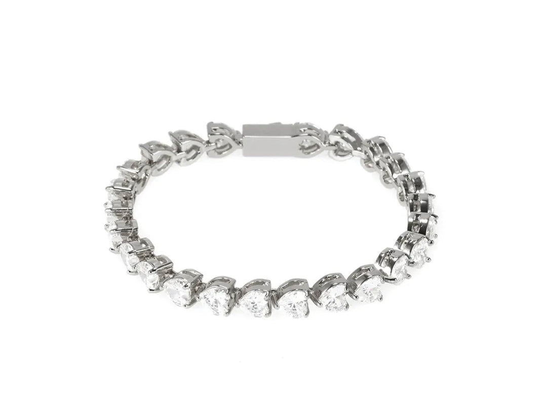 Heart Tennis Bracelet