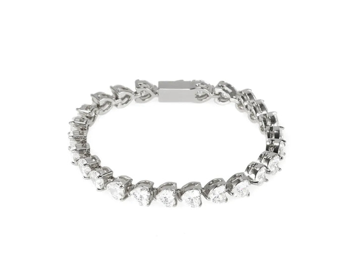 Heart Tennis Bracelet
