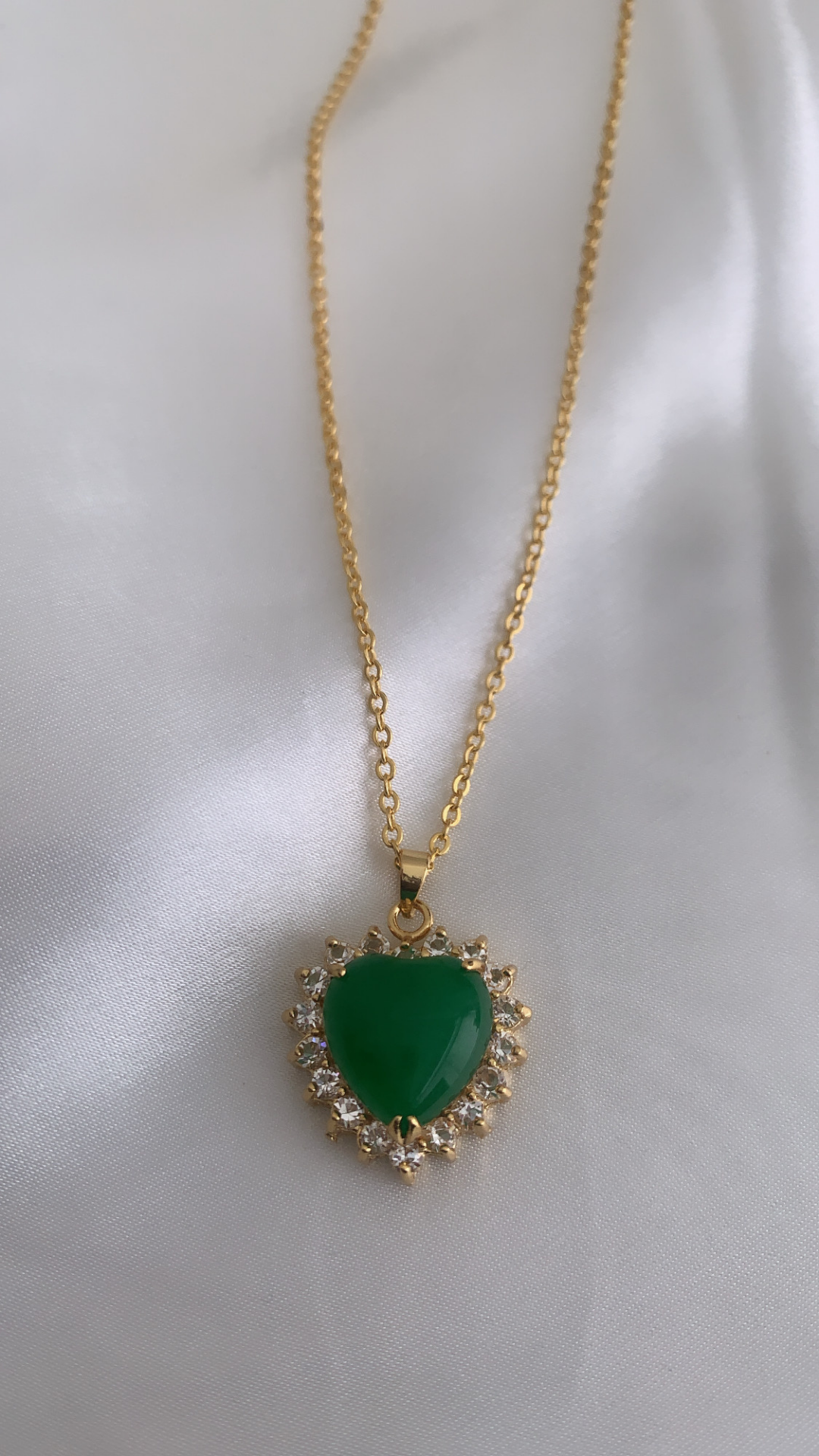 Jade Heart Necklace