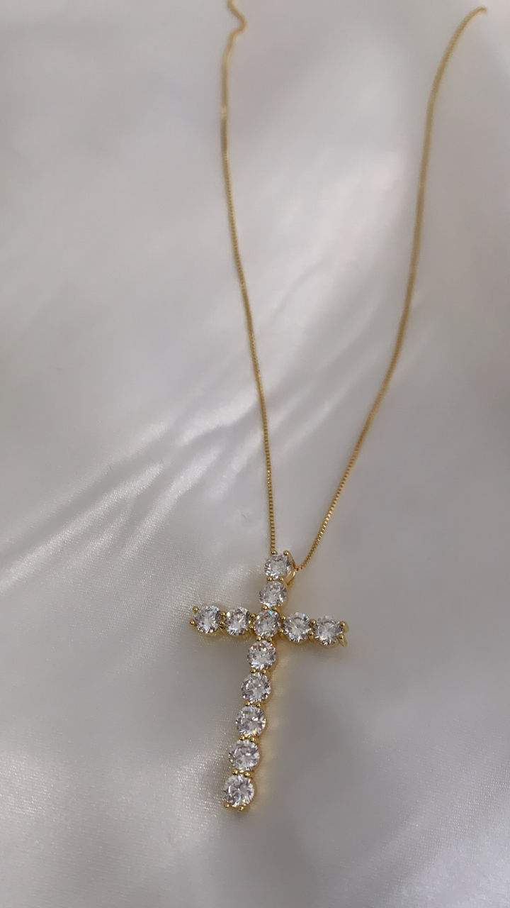 Cross Diamond Necklace