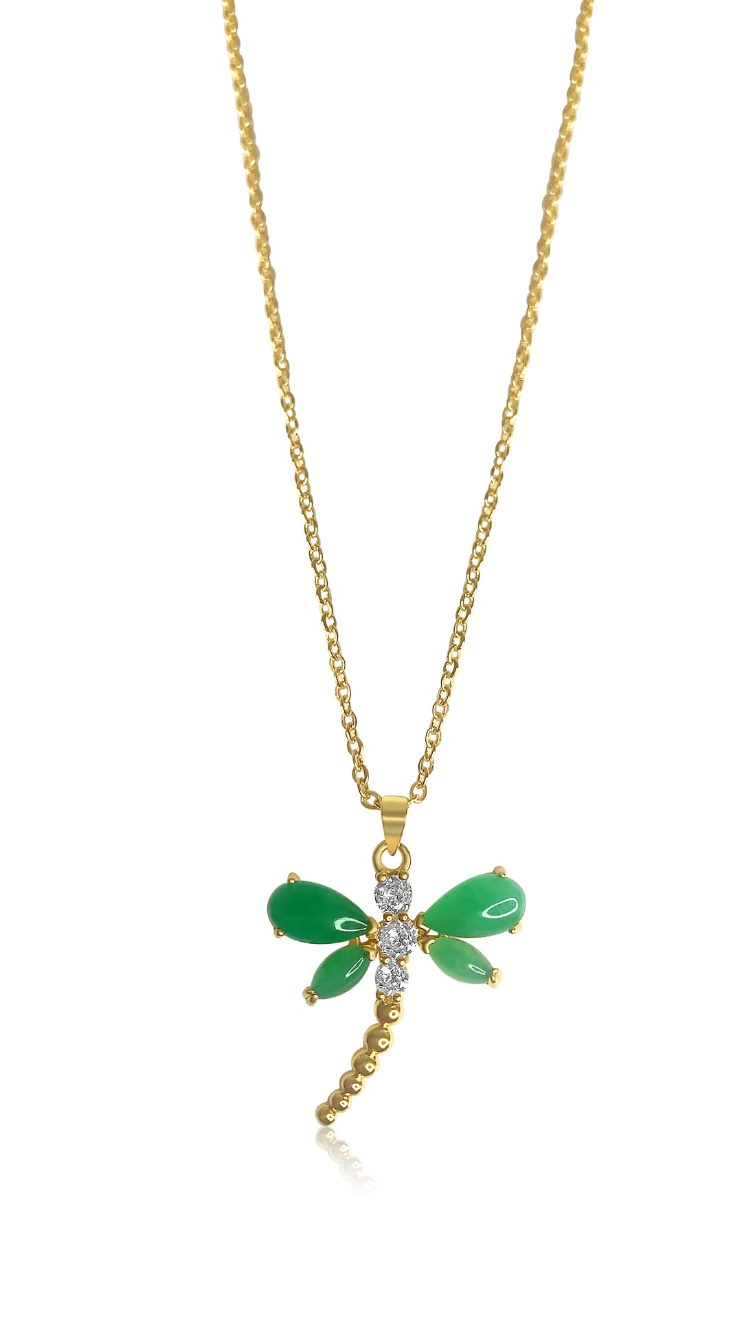 Dragonfly Jade Necklace