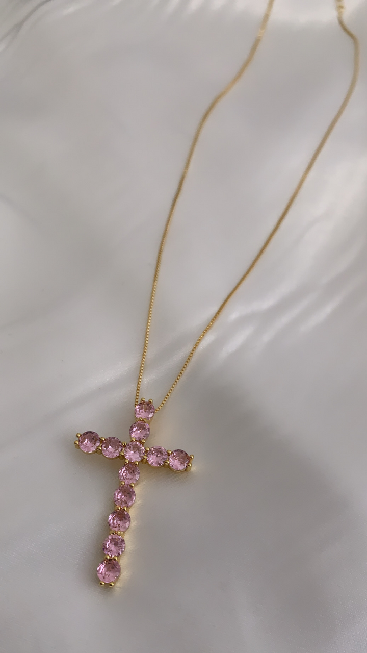 Cross Diamond Necklace