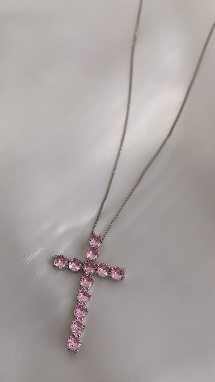 Cross Diamond Necklace